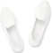 Puxowe Damen Ballerina Flache Schuhe Runde Zehe Strick Kleid Schuhe Niedriger Keil Slip On Ballerina Walking Flats für Frauen Bequem 39 EU White