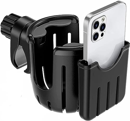 Porte - gobelet porte - téléphone accessoires poussette porte - gobelet porte - café porte - gobelet vélo fauteuil roulant, déambulateur, vélo et scooter