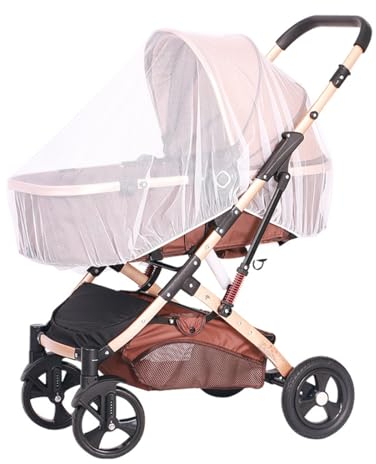 TNSRAY Zanzariera Passeggino Universale per Carrozzina, Seggiolino Auto, Letto Ombrello, Protezione Insetti per Neonati, Bambini,da vespe, zanzare e insetti lavabile Neonati Culla e Lettino