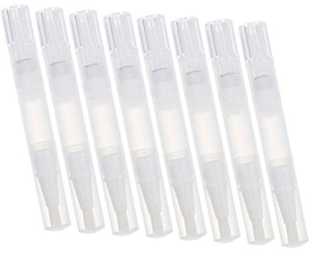 Healeved 16pcs Fruity Natural Cuticle Oil Pen Nail Art Tool Empty Tube Nail Oil Pens Material