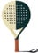 LAPAT Pala de pádel con funda - Superficie de carbono con espuma viscoelástica EVA - Pala de pádel ligera - Tenis POP (azul retro)