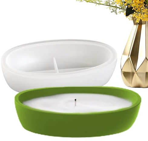 Resin Bowl Mould, Oval Bowl Mould, Oval Boat Container Making Mould - Oval Silicone Planter Mould, Silicone Epoxy Mould, Candle Vessels, Crafts, Storage, Home Decoration