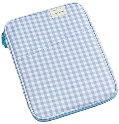 Fairycore - Custodia per laptop da 28 a 13 pollici, Y2K, a quadretti, colore: blu