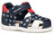 Geox Bébé garçon B Sandal ZAPITO Boy, Navy/Red, 22 EU