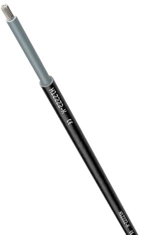 Offgridtec Câble solaire H1Z2Z2-K 1X6 WH/BK 50 m