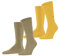 Burlington Herren Socken Everyday Multipack M So Baumwolle einfarbig 2 Paar, Beige Sesame 4410, 40-46