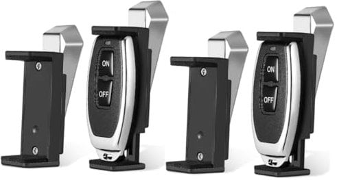 CAXUSD 2sets Remote Visor Clip for Car Door Remote Visor Clips Lightweight Organizer 2pcs*2