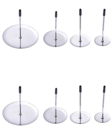 Amosfun 8 Pièces gâteau Fleur Aiguille Outils de Cuisson Clou de Fleur de gâteau