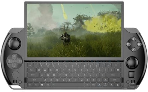 GPD WIN 4 2024 PC portatile da gioco con AMD Ryzen 7 8840U, 8C/16T, 5,1GHz, Radeon 780M, 32GB LPDDR5X RAM, 1TB SSD, display 1080P da 6, tastiera OcuLink a scorrimento retroilluminata