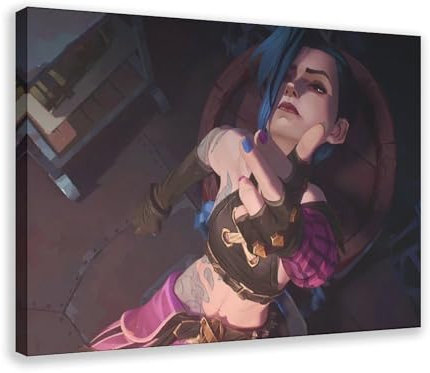 bacrhjlb Poster Arcane Jinx Leinwandposter Schlafzimmer Dekor Landschaft Büro Zimmer Dekor Geschenk 60 x 90 cm