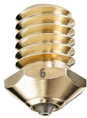 DUROZZLE Stampante 3D Diamante PCD 0,6mm per Bambu Lab P1P / P1S / X1 / X1C Hotend aggiornato, stampa 3D ad alta velocità, temprata, alta precisione (Bambu Lab, 0,6 mm)