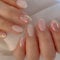 False Nails Short Oval, 24Pcs Aurora Press on Nail Glitter Pink Almond Fake Nails with Glue, Reusable Acrylic Full Cover Oval Glue on Nails for Women Girls Nail Art Accessories