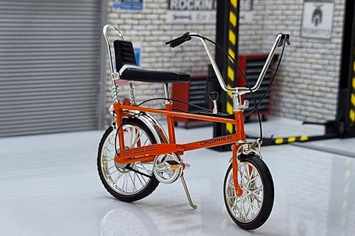 toyway Raleigh Chopper Mk1 Orange Bicycle Bike 1:12 scale diecast model