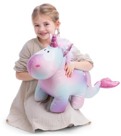 NICI Kuscheltier Einhorn Nerina 45cm - 63100 | Stofftier aus weichem Plüsch zum Liebhaben, Knuddeln und Spielen, bezaubernde Geschenkidee für Kinder und Erwachsene