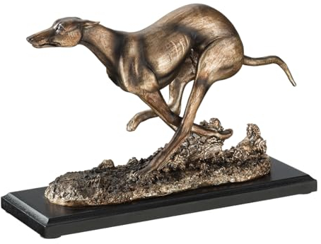 Design Toscano Windhund-Whippet, Art Deco Hundestatue