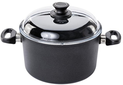 AMT Gastroguss Kochtopf 20 cm Ø, 11 cm hoch, induktionsgeeignet, Lotan® Antihaft-Veredelung, Gusspfanne (Aluguss), AMZN-I-920