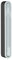Pieperconcept CANOA Klapphaken schwarz, Front matt Silber
