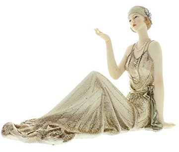 Stunning Art Deco Figurine Broadway Belles Lady Justina