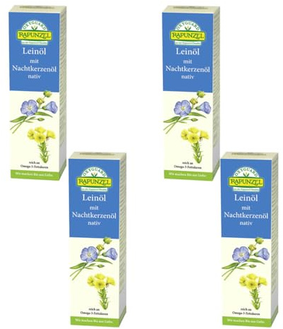 Rapunzel - OXYGUARD Leinöl mit Nachtkerzenöl - 100 ml - 4er Pack