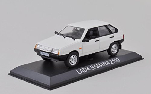 DieCast Metall Modellauto 1:43 Lada Samara 2109 weiß