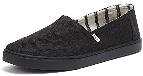 TOMS Women's Alpargata Cupsole Sneaker, Black, 3.5 UK Narrow