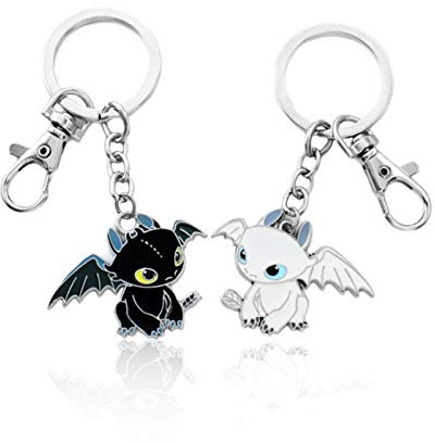 CIZEUR Porte-clés Anime Pour Enfant Femme Homme Cadeau d'anniversaire,01 Porte-clé*2