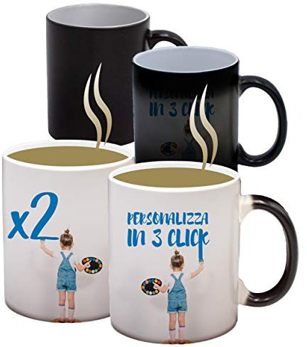 My Custom Style 2 Tazze magiche termosensibili Personalizzate Online
