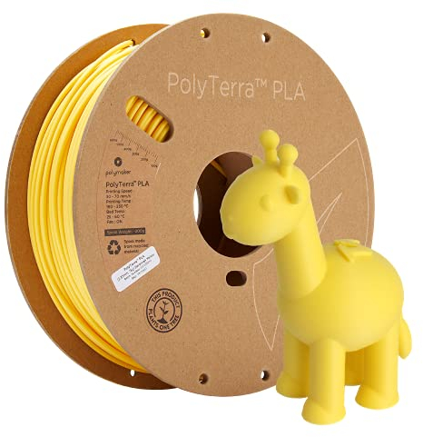 Polymaker 70851 PolyTerra PLA Filament PLA 2.85mm 1000g Gelb (matt) 1St.