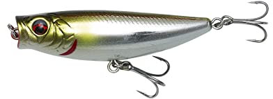 Savage Gear Salt Minnow Pop Walker - Oberflächenköder, Farbe:Mirror Ayu, Länge/Gewicht:5.5cm / 6g
