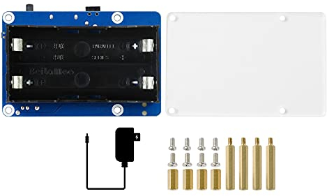 Waveshare UPS Hat (B) for Raspberry Pi 5V Uninterruptible Power Supply 5A High Current with Pogo Pins Connector