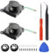 CHENLAN Paquete de 2 botones de palanca de mando de repuesto 3D Rocker analógicos de repuesto para Sony PSV 2000 PS Vita 2000 2001, color negro