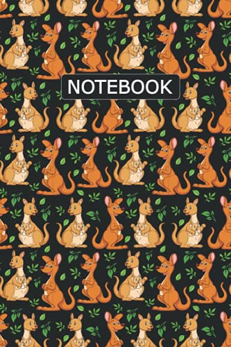 Kangaroo Notebook: Kangaroo Notebook Journal Gifts Kangaroo Blank Lined Notebook Planner