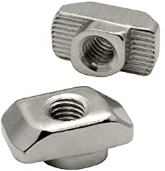 Hammermutter Nutenstein M6 Nut 10 für Aluprofil 45-er - 100 Stück