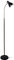 BEL AIR HOME - Lampadaire de salon Megara en métal avec douille E-27 pour focaliser la lumière (AMPOULE NON INCLUSE) - Hauteur de 155cm idéale pour tous les espaces de vie (NOIR)