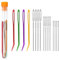 KINBOM 16pcs Large-Eye Blunt Needles, Darning Needle, Stainless Steel Yarn Knitting Needles Sewing Needles Wool Needle Hand Knitting Needles Sewing Knitting Needles for Crochet Projects (2 Styles)