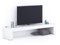 Mobili Fiver, Porta Tv Evolution 180x40, Bianco Frassino, con Caricatore wireless, 180 cmx40 cmx35 cm, Mobile Tv moderno per tv fino a 77'', Made in Italy