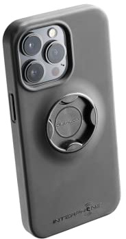 INTERPHONE - Quiklox modular system - Motorcycle holder support - Dedicated Custody Cover iPhone 14 Pro For Handburst or Quiklox mirror - Quick release hooking