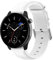 QINOUK Cinturino per Amazfit GTR Mini, [Traspirante] Cinturino in Vera Pelle, Design Regolabile, Cinturino di Ricambio per Amazfit GTR Mini-Bianco