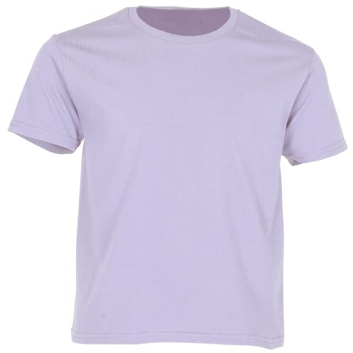 Fruit of the Loom Kids Iconic T-Shirt Größe 104-164, Farbe:Soft Lavender, Größe:140