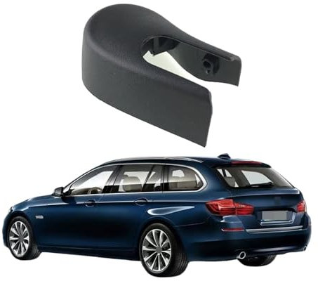 VAKIRA Heckscheiben-Scheibenwaschanlage, Wischerarm-Mutter-Abdeckkappe, for BMW, for 5er Touring F11 E61, Autozubehör Abdeckung der Wischerblattmutter
