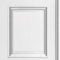 Realistic Wood Panel Effect Wallpaper White Classic Traditional Living Room