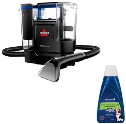 Set von BISSELL® SpotClean® C5 + Spot & Stain Pro Oxy Reinigungslösung 1L | Fleckenreiniger | Bodenreiniger | Teppichreiniger | Für Teppiche, Polstermöbel, Fahrzeuginnenräume & Mehr | 3861N + 20383