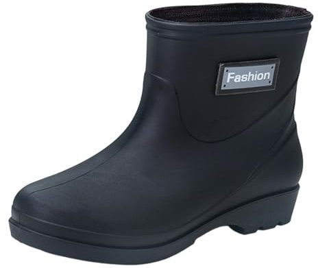 rockible Stivali Da Pioggia Da Donna Stivali Da Pioggia Eleganti E Antiscivolo per Le Donne Da Viaggio con Zaino in Spalla Da Pesca