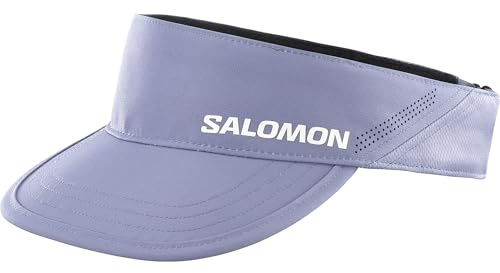 Salomon Shakeout Visor, Bold Reflective Look, Quick-Dry Breathable Fabric, Flexible Packable Brim and Adjustable Fit for Running