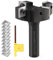 CNC Spoilboard Surfacing Router Bit, 1/2 Shank 2 Cutting Diameter，Carbide 4-Wing Slab Flattening Router Bit Planing Bit Wood Planer Bit with 10 PCS Indexable Insert(12x12x1.5mm,35°)