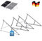 2 Sets GLIESE Balkonkraftwerk Halterung 118 cm,Verstärkte Solarmodul Halterung ,Solarpanel Halterung,Verstellbarer Winkel Von 0° Bis 90°,Neigungshalterungen ,Halterungen Balkonkraftwerk für 100W-600W