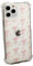 OLIVIA'S PHONES Cases For iPhone 12 Pro Max (6.7) Clear Baby Pink Bows Love Hearts Pattern Gel Tough Protective Smartphone Case Cover