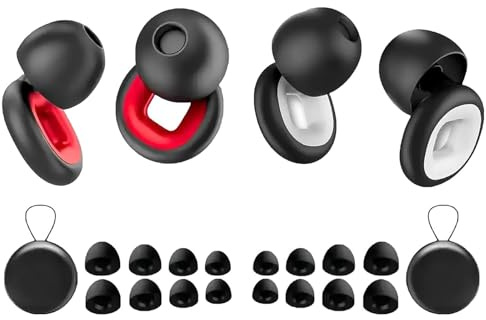 CHENRI Artevive Moto Earplugs - 27 dB, High Fidelity Concert Ear Plugs, Reusable Ear Plugs for Motorcycle Lovers (2pcs, 1 Pair)