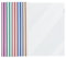 VEGCOO 10 Pièces Transparent Reliure Dossier Baguette, Feuilles A4 Couverture De Rapports Plastique, classeur avec barre coulissante pour École, Bureau, Accueil, Resume, Documents, Couleurs Pastel