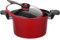 VINTORKY Cuiseur à Pression Multifonction avec Couvercle Cocotte Antiadhésive Rouge pour et Ragoûts Compatible Induction et Gaz Pratique et Compact pour Usage